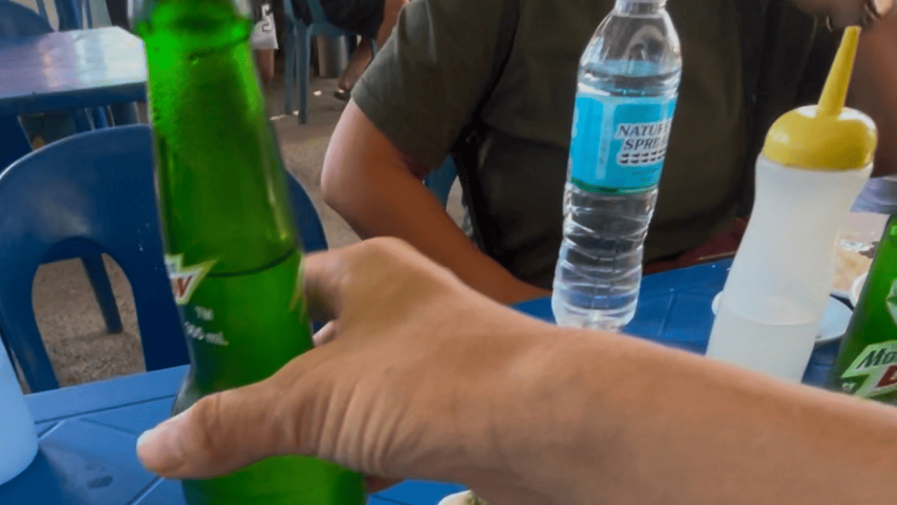 A Mountain Dew from strangers
