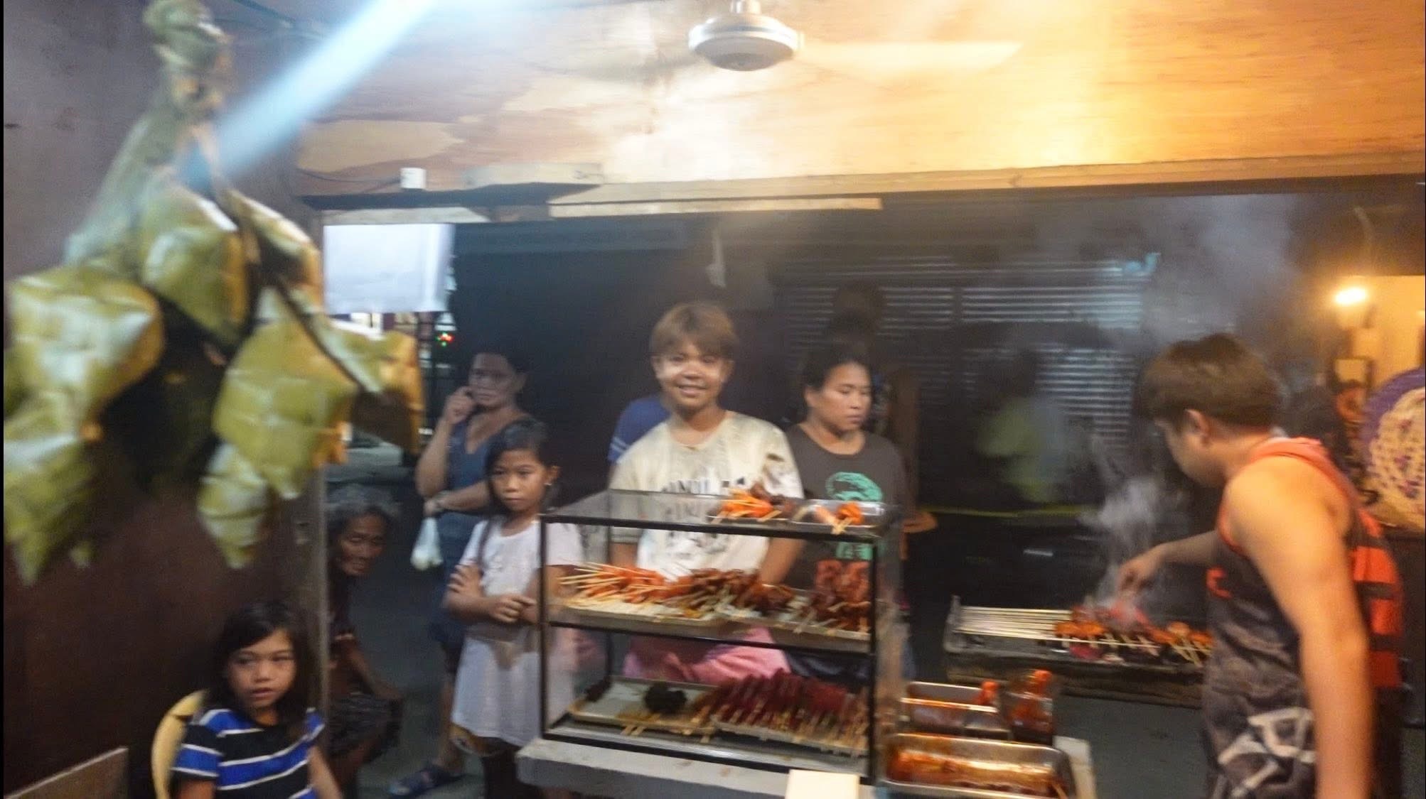 Everyone Eating Together at the Carinderia