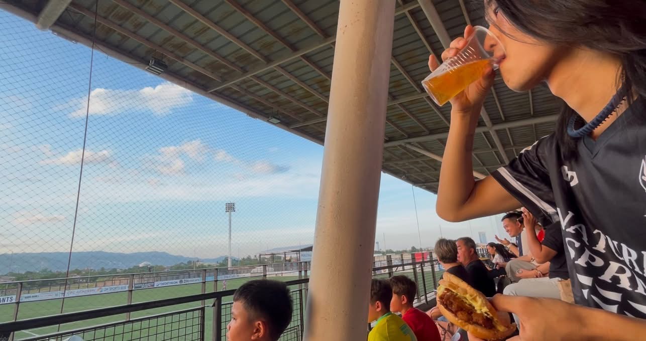 Watching Football at the Stadium