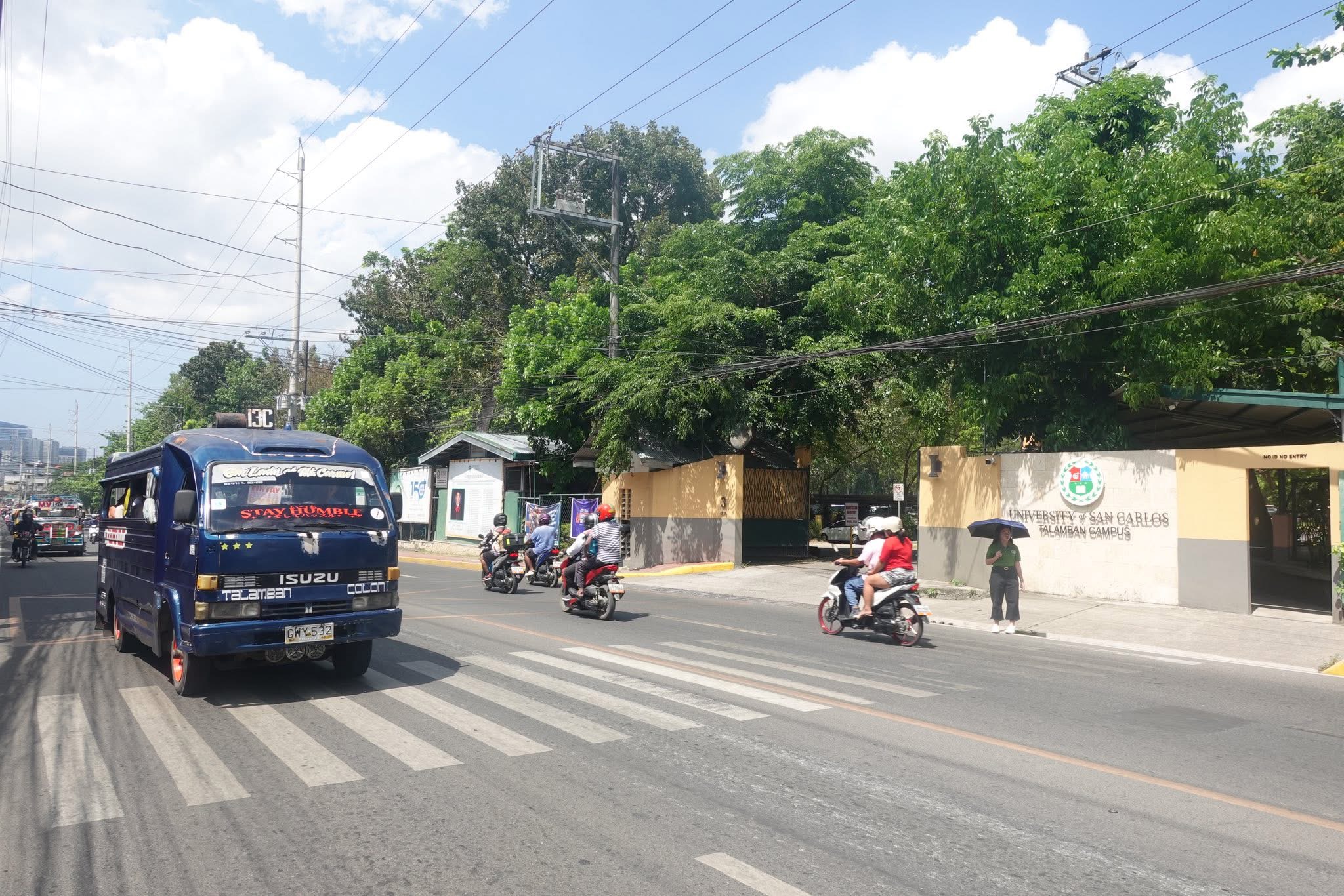 In Front of the University of San Carlos