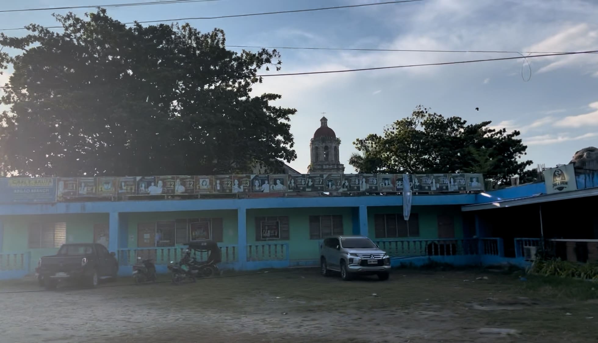 the church in Argao, Cebu