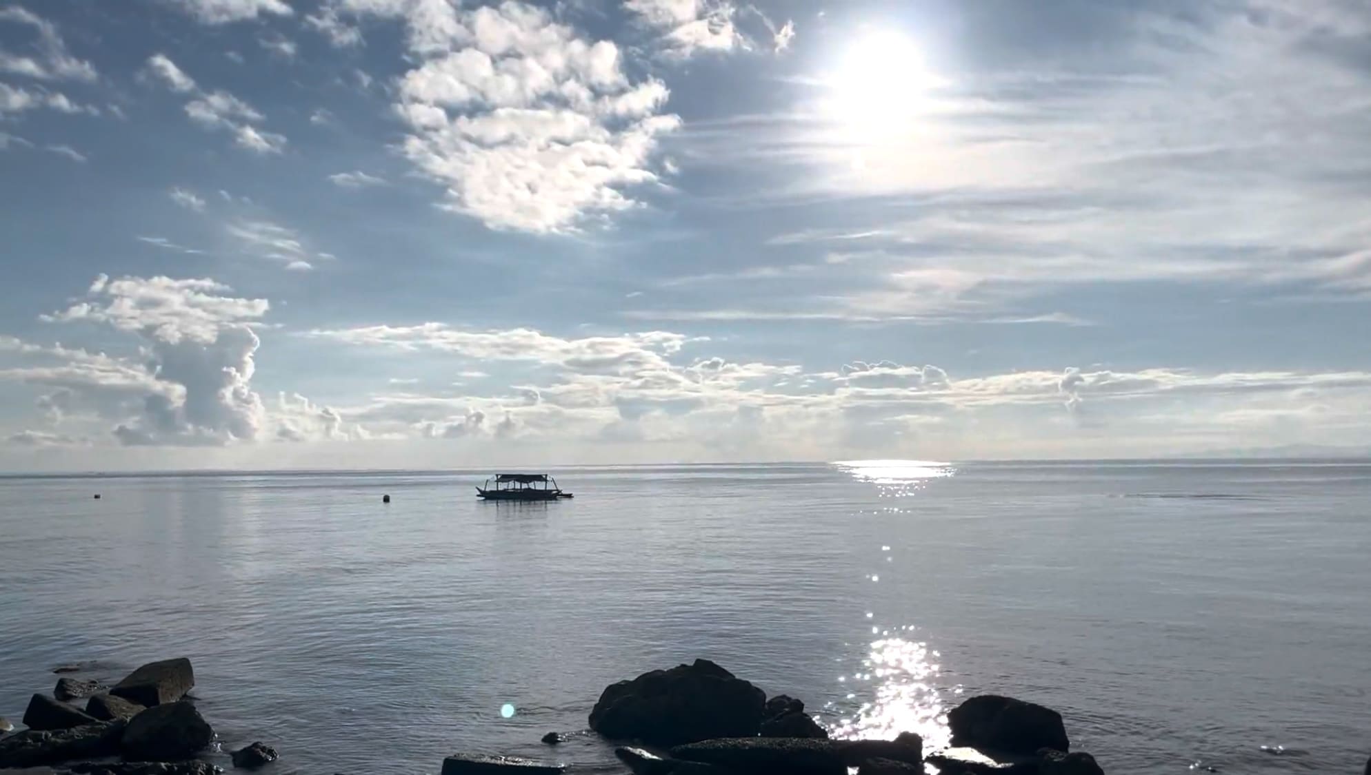 quiet port in Argao, Cebu