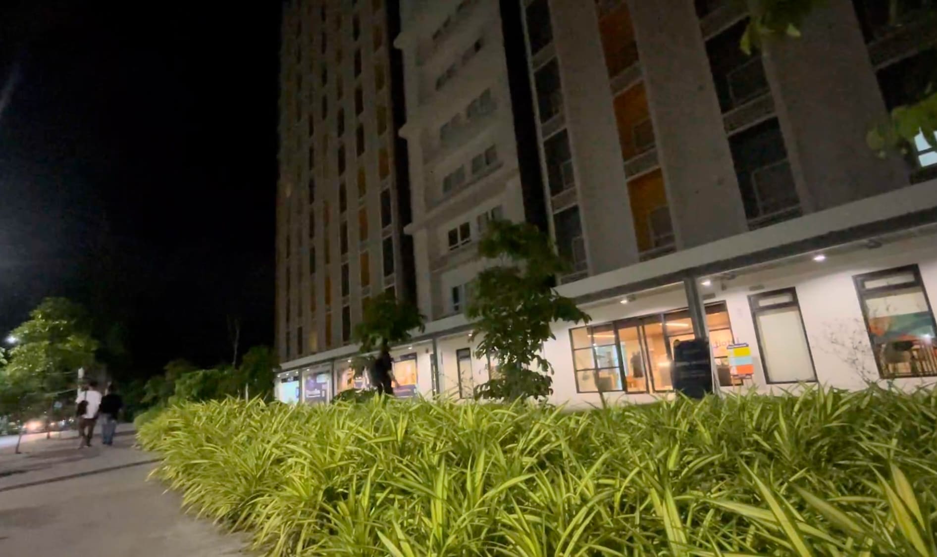 the scenery of IT Park at night