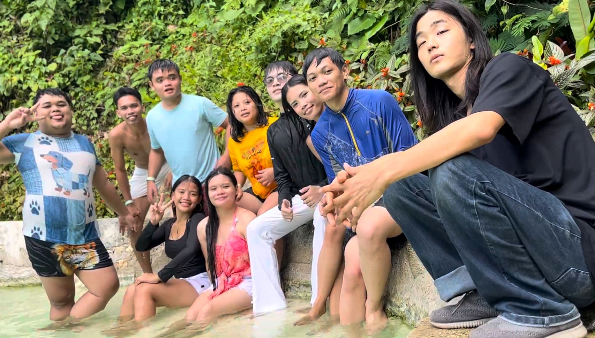 group photo at Coal Mountain Resort in Argao