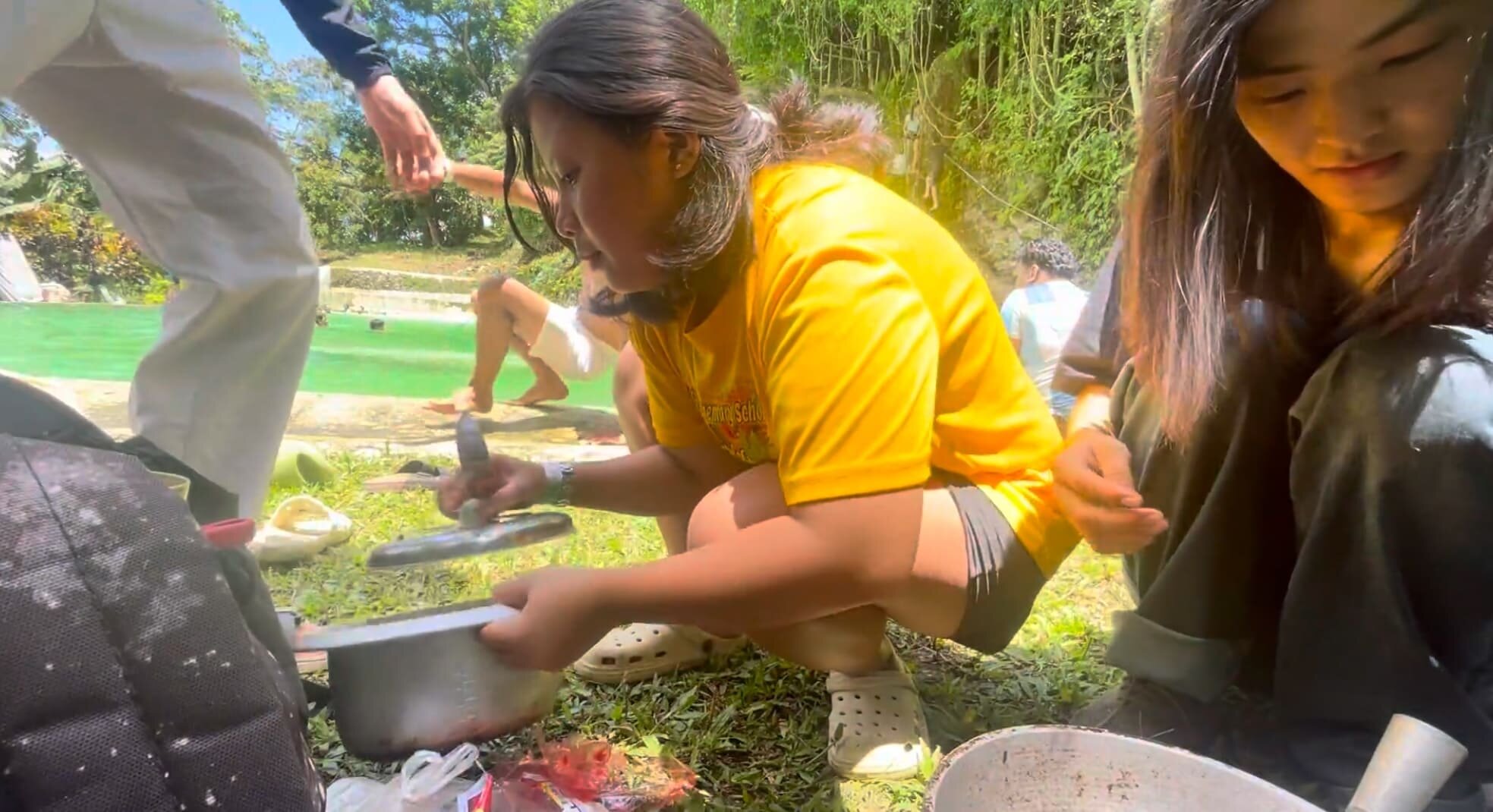 Just talking together at Coal Mountain Resort, Argao