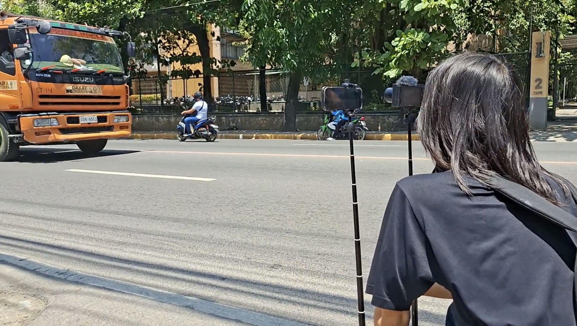 Man filming in Talamban, Cebu